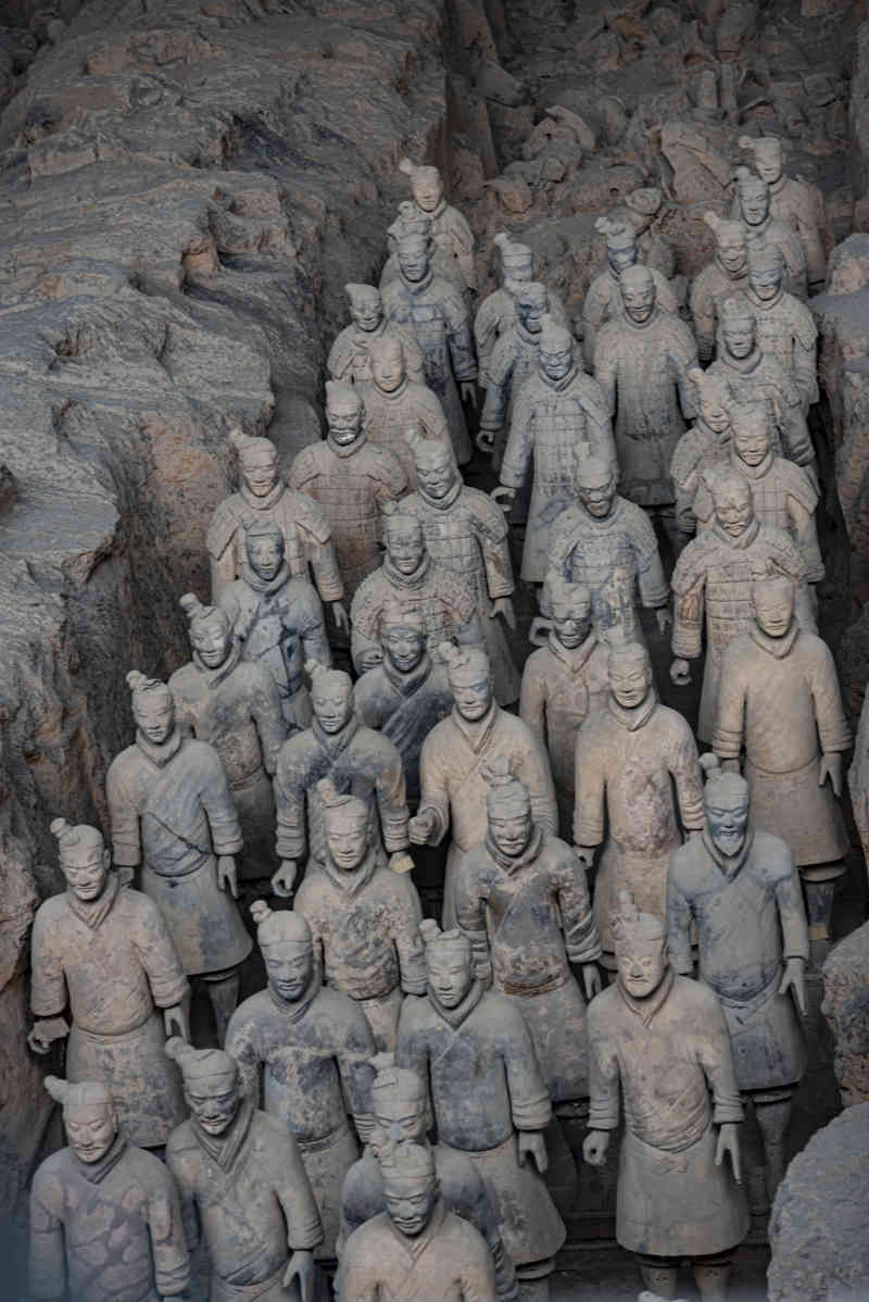 China - Xi'an 010 - mausoleo de Qin Shi Huang - Guerreros de Terracota